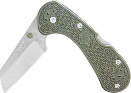 Condor Cadejo Lockback Knife Rugged Green ZyEx Handle Satin 14C28N Blade Outdoor Survival Gear by Condor