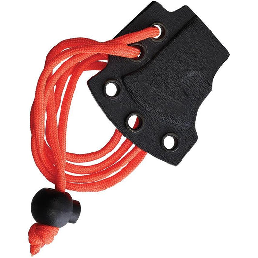 Condor Carlitos Neck Hatchet Orange Cord Wrapped For Campers Cerakote 1075HC Full Tang Kydex by Condor