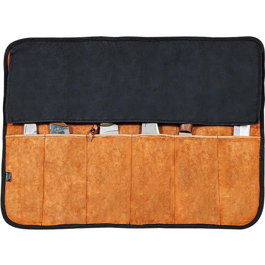 Condor Carry Machete Roll 6 Slot Fixed Blade Knife Case Leather-Lined Pockets Rugged Canvas For Outdoor Adventurers by Condor