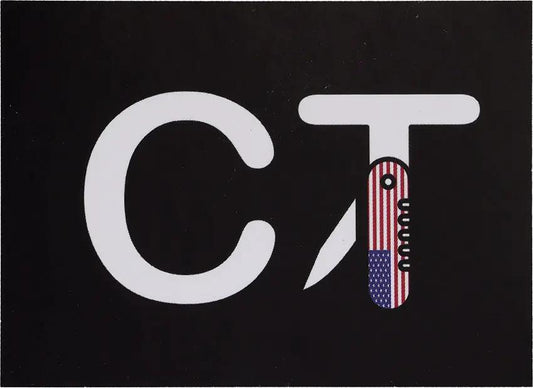Coeburn Tool CT Sticker 2.75x2 Inch Durable Vinyl Sticker Bulk Packed CTSTICKER1 For Tool Enthusiasts by Coeburn Tool