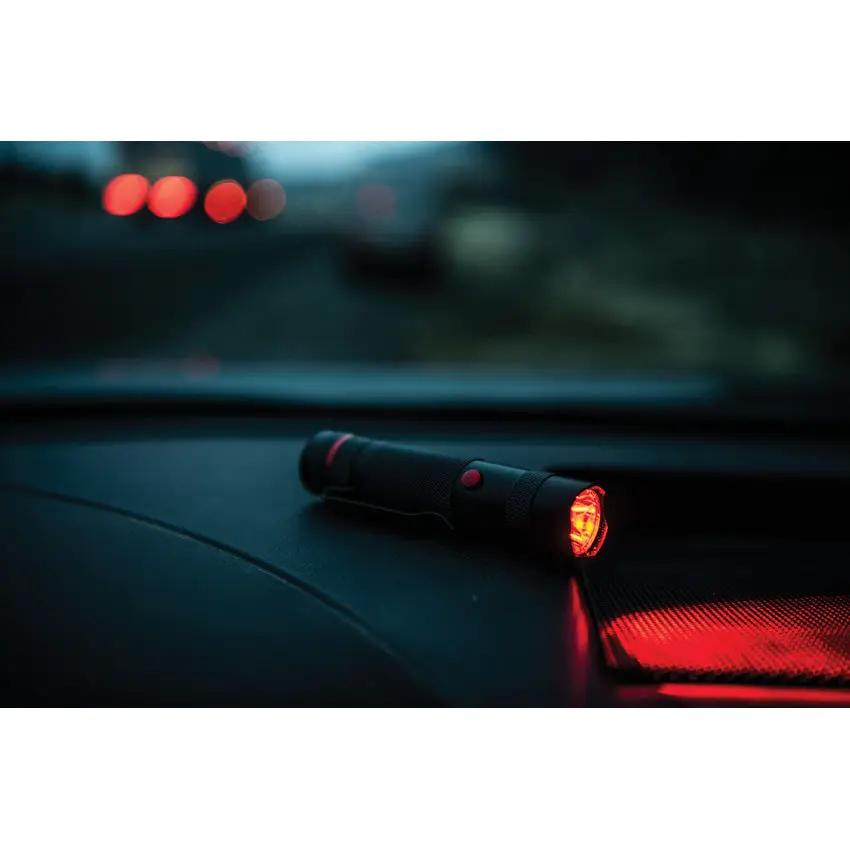 Coast PX20 Flashlight Powerful Dual Color White Red Beam 315 Lumens 3 AAA Included For Outdoor EDC by Coast