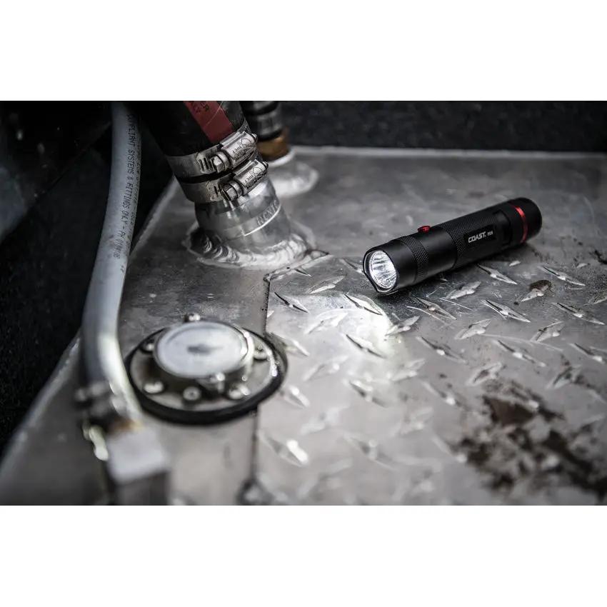 Coast PX20 Flashlight Powerful Dual Color White Red Beam 315 Lumens 3 AAA Included For Outdoor EDC by Coast
