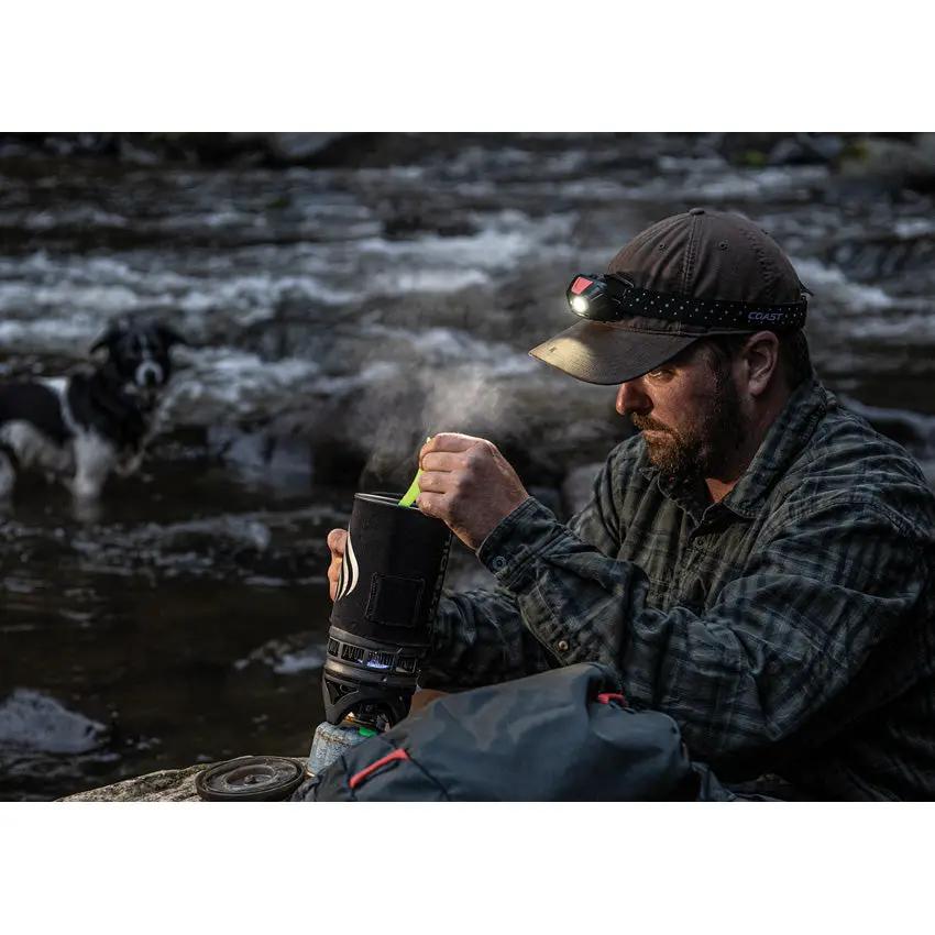 Coast FL19 Headlamp Rechargeable Water Resistant Dual Power White And Red Lights Pure Beam Focus Outdoor Enthusiasts by Coast