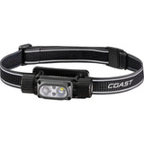 Coast WPH30R Headlamp Rechargeable With Multiple Modes And Dual White Red Beams Hardhat Compatible For Professionals by Coast