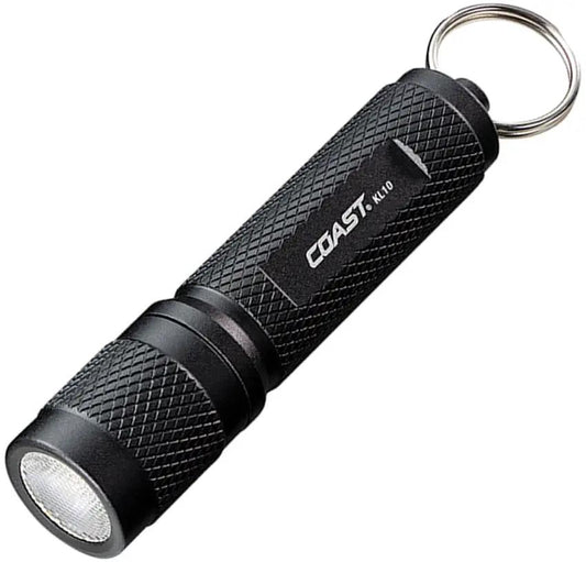 Coast KL10 Keychain Light 100 Lumen Aluminum Mini Flashlight for Everyday Carry 40 Minute Runtime by Coast