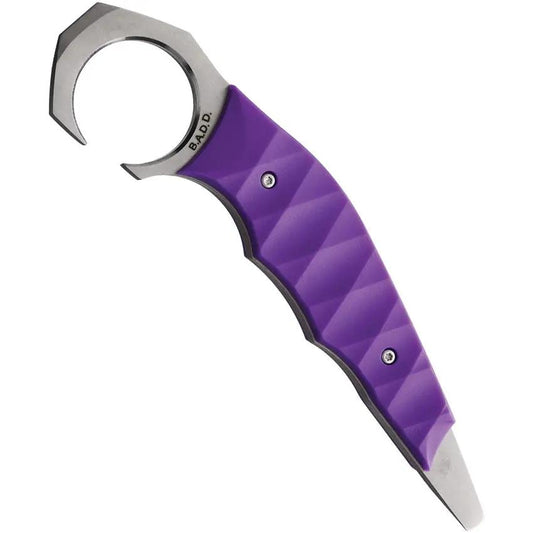 Cuma Survival School BADD Beer Tool Multitool Purple Handle Bottle Opener Glass Breaker Stainless Steel For Outdoors by Cuma Survival School