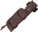 Cudeman MT5 Survival Knife Cocobolo 120K N695 Drop Point Full Tang Lashing Hole For Outdoorsmen by Cudeman