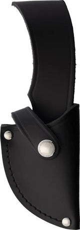 Cudeman Haakon Fixed Blade Gut Hook Knife 2.75in Satin Vanadium Steel Black Rubber Handle Full Tang Outdoor Enthusiasts by Cudeman