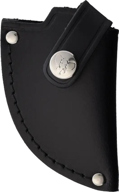 Cudeman Bear Claw Fixed Blade Knife For Hunters With Guthook 3.38 In Vanadium Steel Rubber Handle Leather Sheath by Cudeman