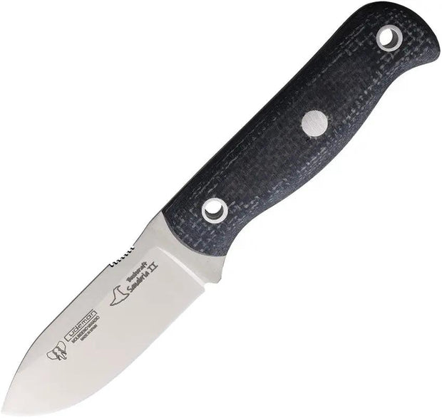 Cudeman Sanabria Mini Bushcraft Knife 182T Compact Vanadium Molybdenum Steel Full Tang For Outdoor Enthusiasts by Cudeman