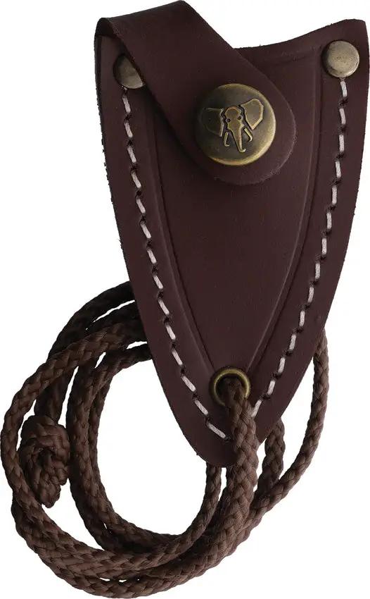 Cudeman Yoda Neck Knife 200JM Full Tang Satin N695 Blade For Outdoor EDC Enthusiasts Leather Neck Sheath by Cudeman