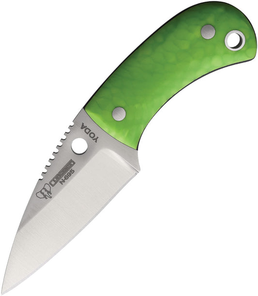 Cudeman YODA Neck Knife Green Juma 200-JV-K