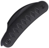 Cavol Kage Linerlock Knife M390 Black Stonewash Curved Blade Pocket Clip Black Titanium Handle EDC Enthusiasts by Cavol