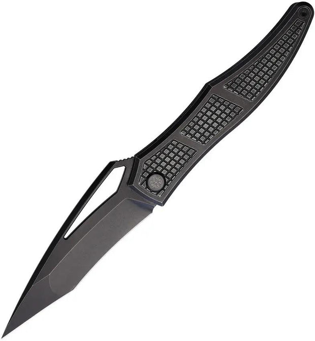 Cavol Ripback Framelock Knife M390 Blade Titanium Handle Bronze Grenade Pattern Titanium Inlay For EDC Enthusiasts by Cavol