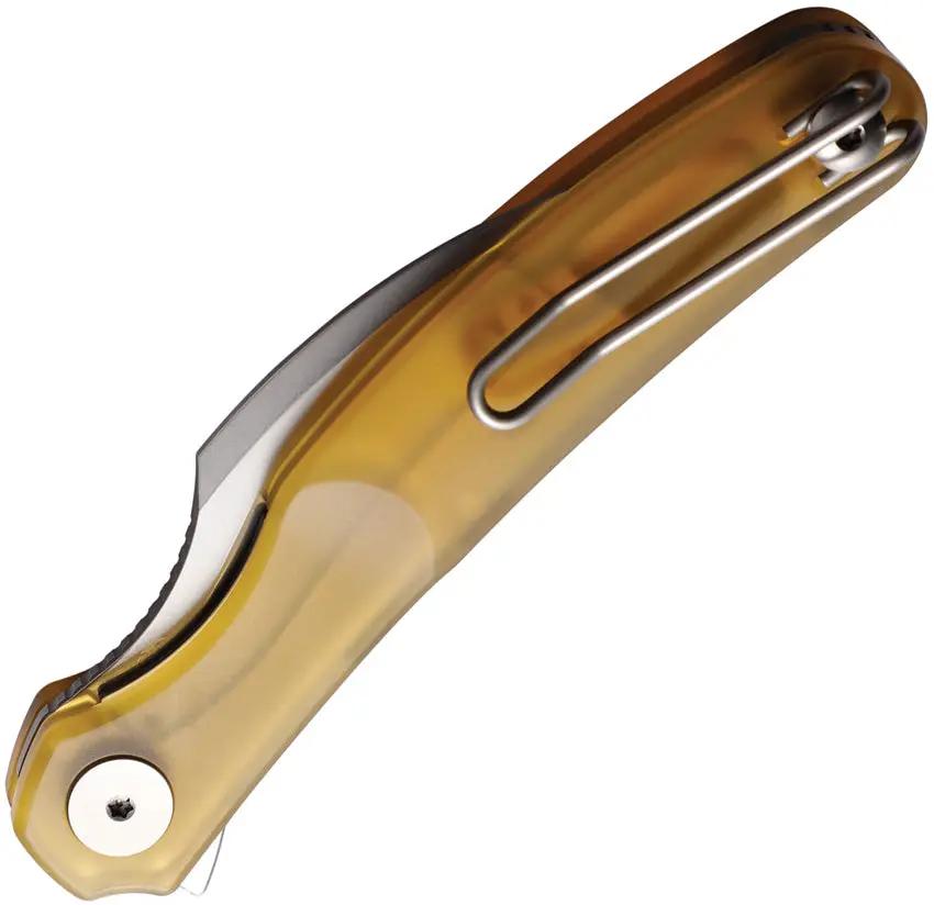 Cavol C09 Linerlock Ultem EDC Knife With Elmax Blade And Birds Beak Profile 4.25 Inch Closed 2.5 Inch Blade by Cavol
