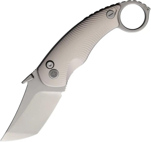 Cavol Kobra Button Lock Karambit C10GAW CPM S90V Tanto Blade Titanium Handle EDC by Cavol