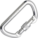 Cypher D Screw Gate Carabiner 30kN Strength CE Certified For Ropes Courses And Racking by Cypher