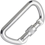 Cypher D Screw Gate Carabiner 30kN Strength CE Certified For Ropes Courses And Racking by Cypher