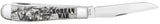 Case 50951 Korean War Trapper – Stainless Steel Clip & Spey Blades with Natural Bone Handle by Case Cutlery