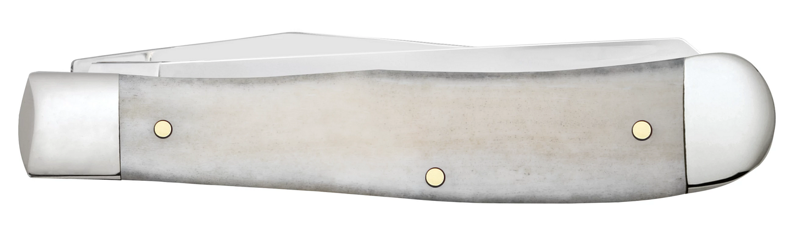 Case 50951 Korean War Trapper – Stainless Steel Clip & Spey Blades with Natural Bone Handle
