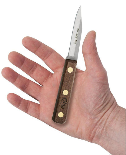 Case Household Cutlery 3" Clip Point Paring Knife – Solid Walnut Handle by Case Cutlery