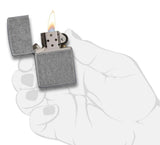 Zippo Classic Antique Silver Plate Windproof Lighter by Zippo