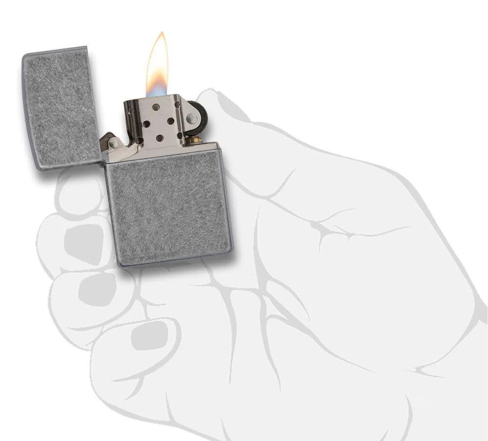 Zippo Classic Antique Silver Plate Windproof Lighter by Zippo