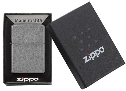 Zippo Classic Antique Silver Plate Windproof Lighter by Zippo