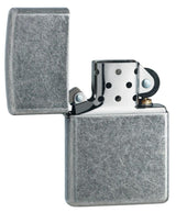 Zippo Classic Antique Silver Plate Windproof Lighter by Zippo