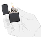 Zippo Classic Black Matte Windproof Lighter – Made in USA by Zippo