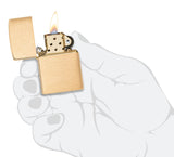 Zippo Classic Brushed Brass Windproof Lighter by Zippo