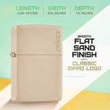 Zippo Classic Flat Sand Logo 49453ZL by Zippo