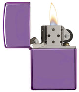 Zippo Classic High Polish Purple Windproof Lighter by Zippo