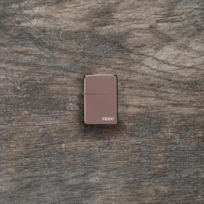 Classic High Polish Rose Gold Zippo Lighter by Zippo
