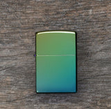 Classic High Polish Teal Zippo Lighter by Zippo