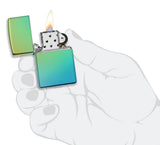 Classic High Polish Teal Zippo Lighter by Zippo