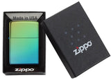 Classic High Polish Teal Zippo Lighter by Zippo