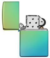 Classic High Polish Teal Zippo Lighter by Zippo