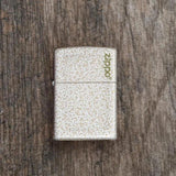 Classic Zippo Logo Lighter – Mercury Glass Matte Finish by Zippo