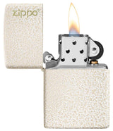 Classic Zippo Logo Lighter – Mercury Glass Matte Finish by Zippo