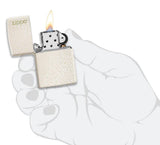 Classic Zippo Logo Lighter – Mercury Glass Matte Finish by Zippo