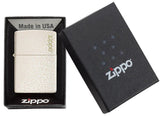 Classic Zippo Logo Lighter – Mercury Glass Matte Finish by Zippo