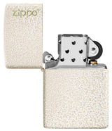 Classic Zippo Logo Lighter – Mercury Glass Matte Finish by Zippo