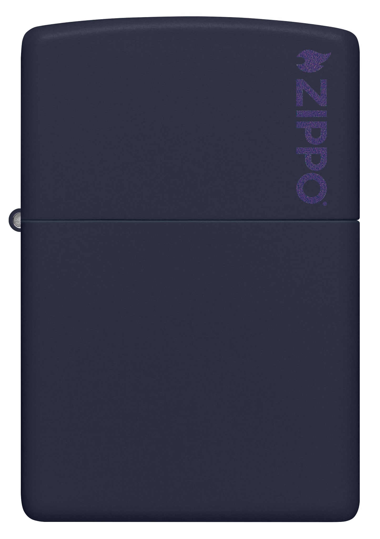 Classic Navy Matte Zippo Logo