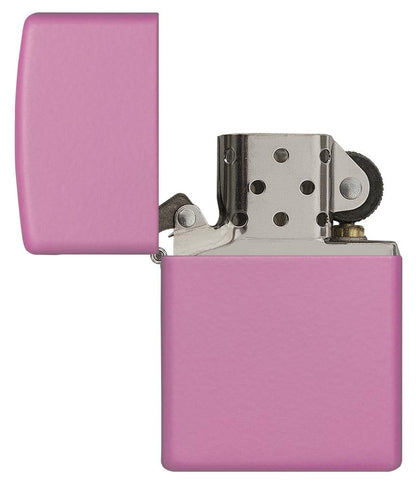 Zippo Classic Pink Matte Windproof Lighter – Made in USA