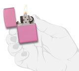 Zippo Classic Pink Matte Windproof Lighter by Zippo