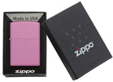 Zippo Classic Pink Matte Windproof Lighter by Zippo