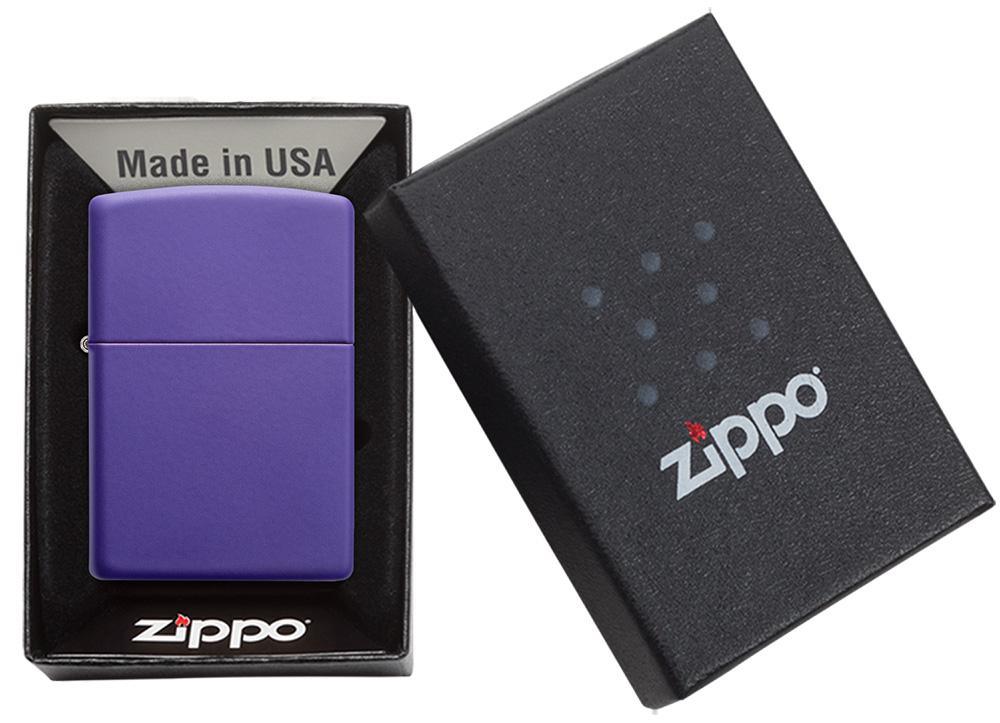 Zippo Classic Purple Matte Windproof Lighter