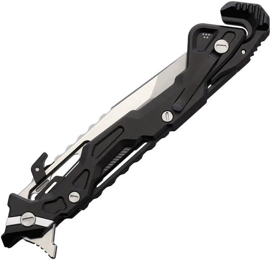 Dagueart Elite Linerlock ELT-001 - Glow In The Dark Postluminescent Accents On Premium 14C28N Sandvik Blade by Dagueart