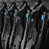 Dagueart Elite Linerlock ELT-001 - Glow In The Dark Postluminescent Accents On Premium 14C28N Sandvik Blade by Dagueart